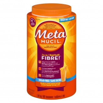 Metamucil 3 in 1 MultiHealth Fibre, Orange Smooth Texture Powder - 180 Doses